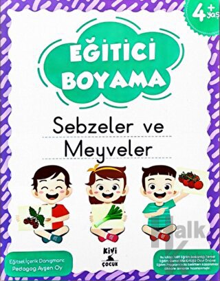 Kivi Eğitici Boyama Sebzeler Ve Meyveler