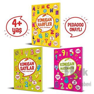 Konuşan Etkinlikler Serisi (4+ Yaş) (3 Kitap Takım) - Halkkitabevi