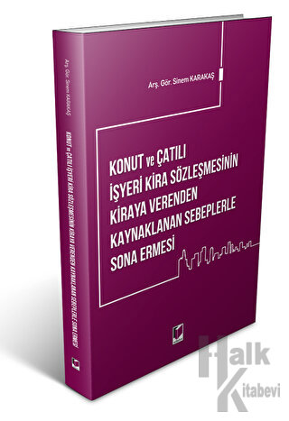 Konut ve Çatılı İşyeri Kira Sözleşmesinin Kiraya Verenden Kaynaklanan Sebeplerle Sona Ermesi