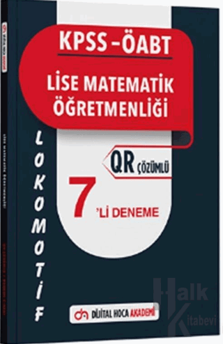 KPSS 2025 ÖABT Lise Matematik Öğretmenliği Lokomotif Serisi QR Çözümlü