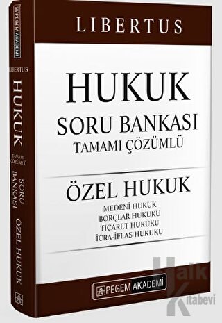 KPSS A Grubu Hukuk Soru Bankası-Özel Hukuk - Halkkitabevi