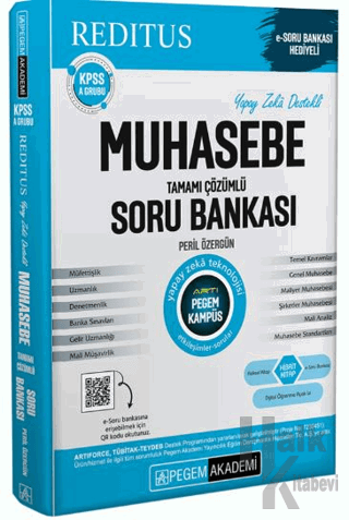 KPSS A Grubu Muhasebe Tamamı Çözümlü Soru Bankası - Halkkitabevi