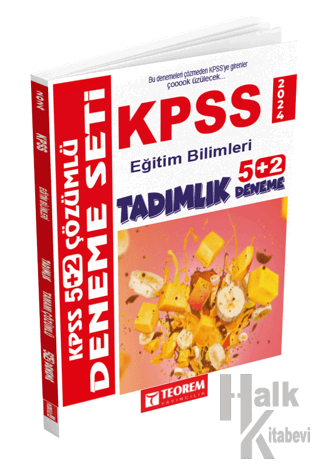 KPSS Eğitim Bilimleri Çözümlü 5 + 2 Deneme - Halkkitabevi