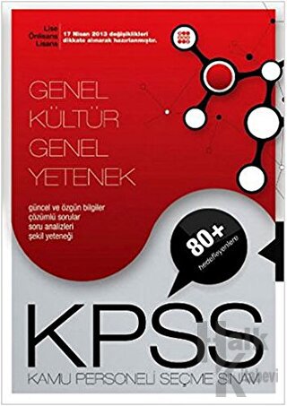 KPSS Genel Kültür Genel Yetenek Lise -Önlisans Konu Anlatımlı Tek Kita