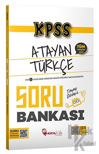 KPSS Türkçe Atayan Soru Bankası Çözümlü