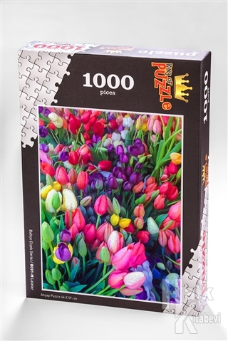 Laleler (1000 Parça) - Ahşap Puzzle Bahçe Çiçek Serisi - (BC01-M) - Ha