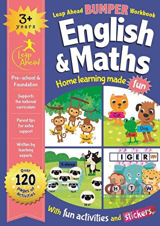 Leap Ahead Bumper Workbook: 3+ Years English and Maths