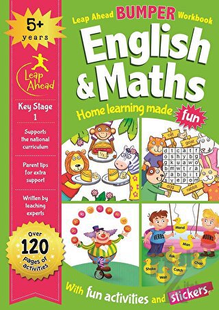 Leap Ahead Bumper Workbook: 5+ Years English and Maths