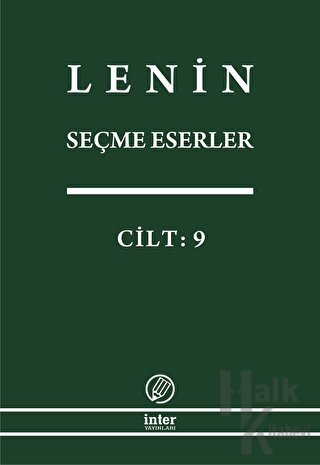 Lenin Seçme Eserler Cilt: 9