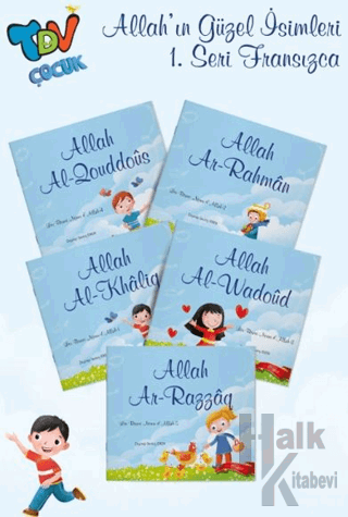 Les Beaux Noms d'Allah (Allah’ın Güzel İsimleri 1 Set 5 Kitap) - Halkk