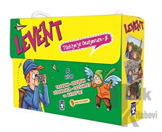 Levent Türkiye'yi Geziyorum - 3 (5 Kitap Set)