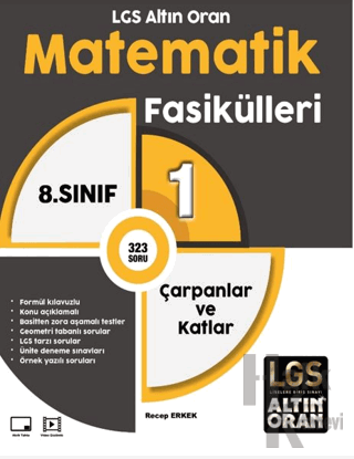 LGS Altın Oran Matematik Fasikülleri 1 Çarpanlar ve Katlar - Halkkitab