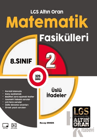 LGS Altın Oran Matematik Fasikülleri 2 Üslü İfadeler - Halkkitabevi