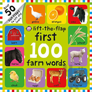 Lift-The-Flap First 100 Farm Words : First 100 Lift the Flap - Halkkit