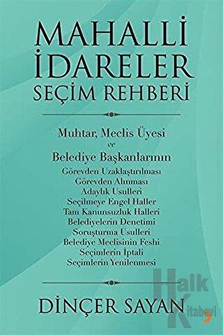 Mahalli İdareler Seçim Rehberi - Halkkitabevi