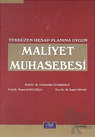 Maliyet Muhasebesi Tekdüzen Hesap Planına Uygun