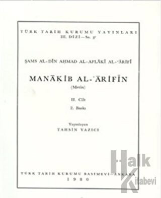 Manakib Al-Arifin (Metin) 2. Cilt