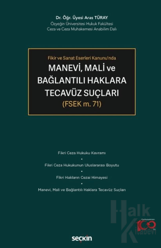 Manevi, Mali ve Bağlantılı Haklara Tecavüz Suçları - Halkkitabevi