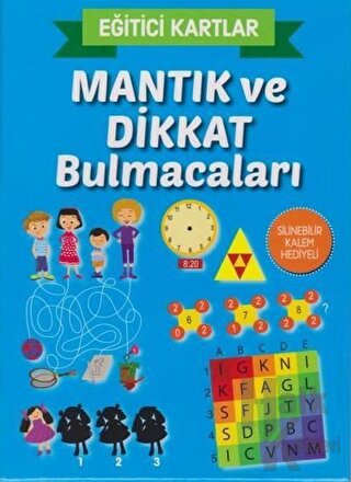 Mantık ve Dikkat Bulmacaları - Eğitici Kartlar