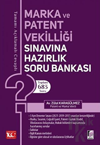 Marka ve Patent Vekilliği Sınavına Hazırlık Soru Bankası