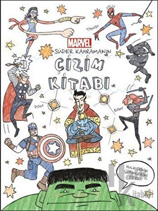 Marvel Süper Kahramanın Çizim Kitabı - Halkkitabevi