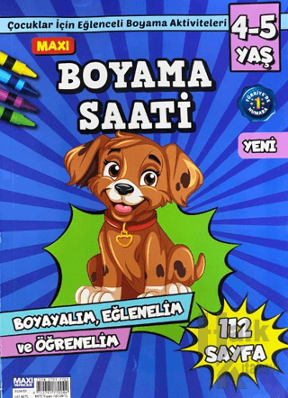 Maxi Boyama Kitabı 4-5 Yaş 2024-03 - Halkkitabevi