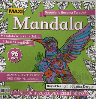 Maxi Mandala Büyükler İçin Boyama Dergisi 2024 - 02