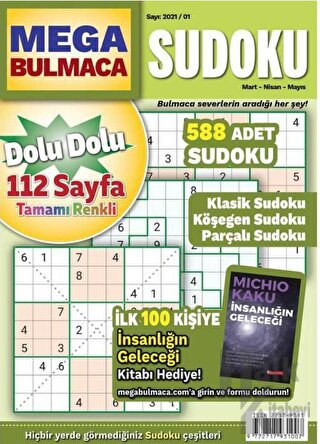 Maxi Mega Sudoku Bulmaca 3