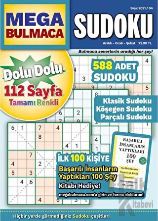 Maxi Mega Sudoku Bulmaca 6