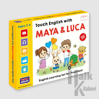 Maya & Luca İngilizce Eğitim Seti (3-4 yaş) - Halkkitabevi