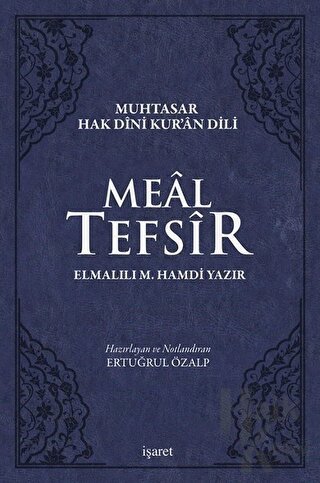 Meal Tefsir - Muhtasar Hak Dini Kur’an Dili (Mavi Renkte) (Ciltli)