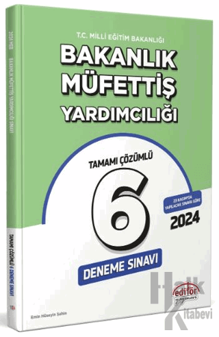 MEB Bakanlık Müfettiş Yardımcılığı Tamamı Çözümlü 6 Deneme Sınavı - Ha