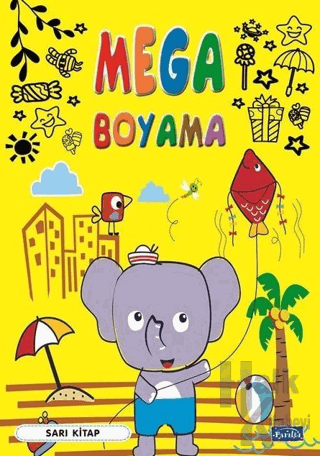 Mega Boyama-Sarı Kitap