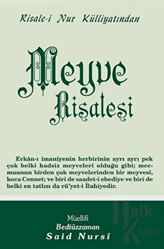 Meyve Risalesi Normal Boy - Halkkitabevi