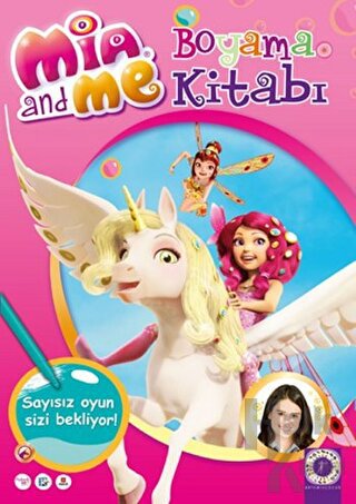 Mia and Me - Boyama Kitabı - Halkkitabevi