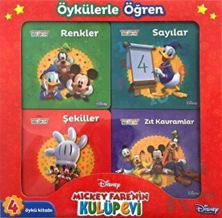 Mickey Fare’nin Kulüpevi Öykülerle Öğren (4Kitap) (Ciltli)