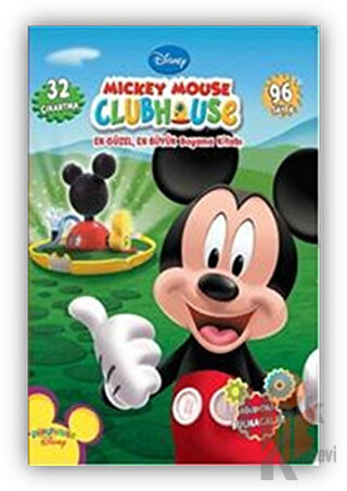 Mickey Mouse Clubhouse En Güzel, En Büyük Boyama Kitabı - Halkkitabevi