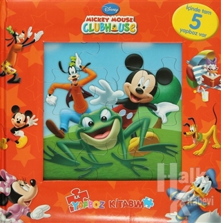 Mickey Mouse Clubhouse - İlk Yapboz Kitabım - Halkkitabevi