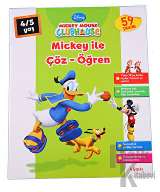 Mickey Mouse Clubhouse - Mickey ile Çöz - Öğren (4-5 Yaş)