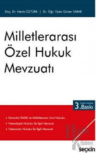 Milletlerarası Özel Hukuk Mevzuatı - Halkkitabevi