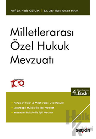 Milletlerarası Özel Hukuk Mevzuatı - Halkkitabevi