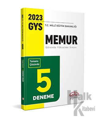 Milli Eğitim Bakanlığı Memur GYS Tamamı Çözümlü 5 Deneme Sınavı