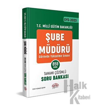 Milli Eğitim Bakanlığı Şube Müdürü GYS Soru Bankası