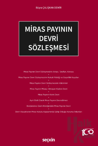 Miras Payının Devri Sözleşmesi - Halkkitabevi