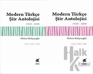 Modern Türkçe Şiir Antolojisi (2 Cilt) - Halkkitabevi