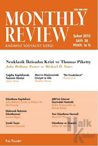 Monthly Review Bağımsız Sosyalist Dergi Sayı: 38 / Şubat 2015