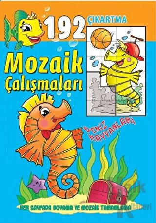 Mozaik Çalışmaları 192 Çıkartma -  Deniz Hayvanları