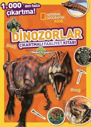 National Geographic Kids Dinozorlar Çıkartmalı Faaliyet Kitabı - Halkk