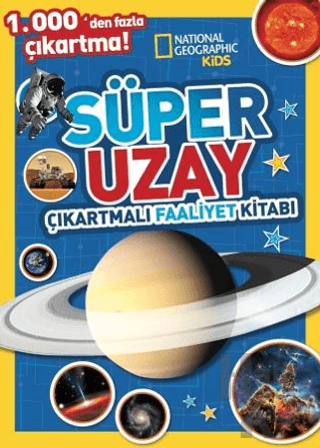 National Geographic Kids Süper Uzay Çıkartmalı Faaliyet Kitabı - Halkk