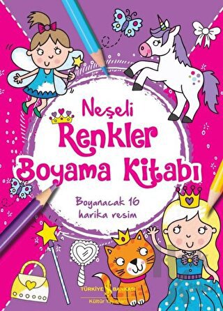 Neşeli Renkler Boyama Kitabı - Halkkitabevi